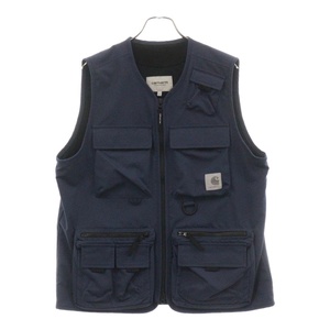 Carhartt WIP カーハート ダブリューアイピー ELMWOOD VEST ジップアップ ベスト ネイビー