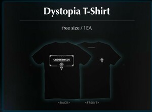 DREAMCATCHER CONCERT CROSSROADS Part 2. Dystopia MD BUNDLE 公式 グッズ Tシャツ 黒