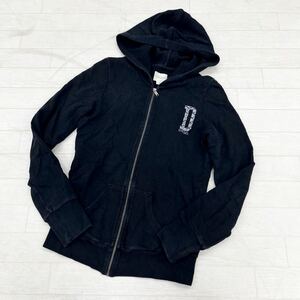 1310◎ DIESEL ディーゼル トップス スウェット トレーナー パーカー ジャケット フルジップ ブラック レディース14