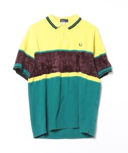 「FRED PERRY」 半袖ポロシャツ M イエロー レディース