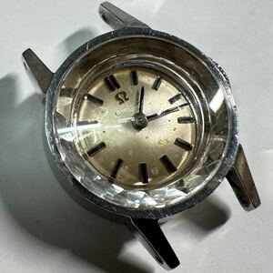 OMEGA オメガ 511.088 Cal.483 手巻き 17石 シルバー カットガラス レディース 腕時計 中古　不動品　junk 191-1