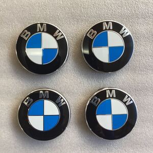 BMW 純正オーナメント 中古品4枚 直径約74mm 【770】