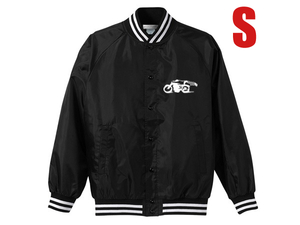 SPEED ADDICT 手書き風 NYLON STADIUM JKT BLACK S/bellベルbucogood yearグッドイヤーmischelinミシュランsimpsonシンプソンジャケット70s