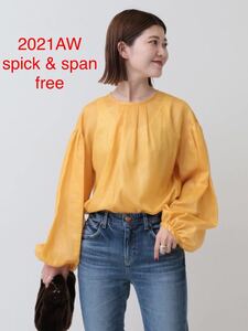 未使用＊spick & span シアータックボリュームスリーブブラウス