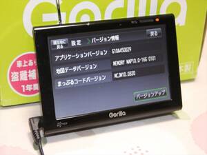 SANYO Gorilla　ゴリラ　NV-SB570DTポータブルナビ　ナビゲーション　ワンセグ