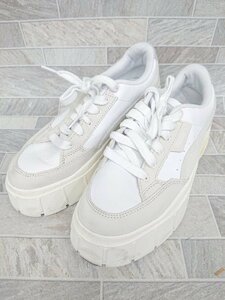 ◇ Θ puma プーマ 389853-03 スニーカー シューズ サイズ25.5cm ホワイト ライトグレー メンズ P