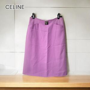 CELINE セリーヌ スカート フランス製 ピンク