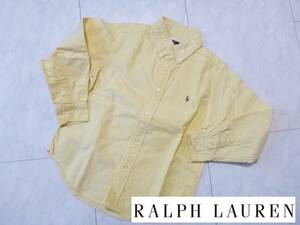 美品 RALPH LAUREN　ラルフローレン　黄イエロー　長袖シャツ　120