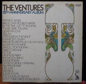 【GI156】THE VENTURES 「10th Anniversary Album (10周年記念アルバム)」(2LP), 70 JPN 初回盤 ★エレキ・インスト/サーフ/ポップ・ロック