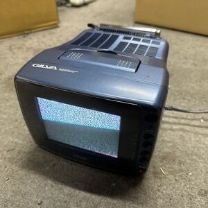 UTN147 日立 GILVA C6-GL55 ポータブルテレビ ブラウン管 1995年製 通電のみ確認済み 現状品