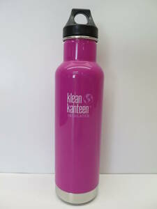 ⑦未使用保管品　klean kanteen クリーンカンティーン　インスレートクラシック　20oz 592ml　ワイルドオーキッド（マゼンダピンク系）