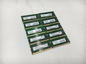 ♪▲【ADATA 他】ノートPC用 メモリ 8GB DDR4 部品取り 10点セット まとめ売り 1101 13