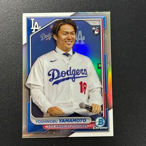 SSP!! 山本由伸 2024 Bowman Chrome バリエーション VARIATION ルーキーカード Yoshinobu Yamamoto Rookie MLBカード