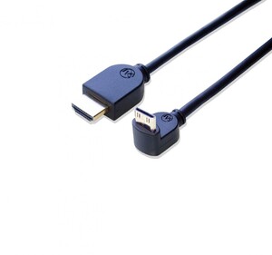 HDMI ミニHDMI 変換ケーブル 片方L型（上向き） 3m Ver1.4 イーサネット、3D、4KX2K解像度、フルHD対応