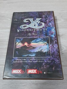 ★☆MSX2/MSX2+　3.5インチソフト　ワンダラーズ フロム イース 　箱・説付☆★