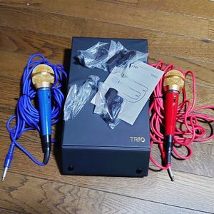 ダイナミックマイクロフォン　TRIO MC-61P ２本セット　美品　動作OK