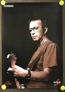 POSTER/ ERIC CLAPTON/ CASIO G-SHOCK/ プロモ・ポスター B2サイズ (g301)