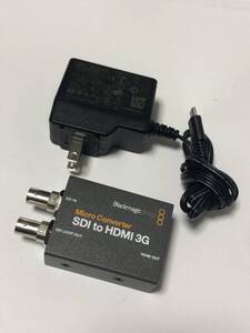 【Blackmagic Design】ブラックマジックデザイン　Micro Converter SDI to HDMI 3G　マイクロコンバーター【変換】