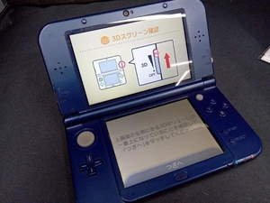 【動作確認済】new NINTENDO 3DS LL 本体メタリックブルー　初期化済　本体のみ