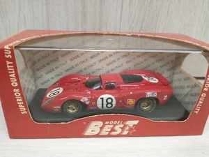 ミニカー ベストモデル 1/43スケール FERRARI 312P COUPE LE MANS 1969 Rodriguez-Piper