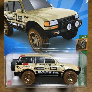 Y6) ベージュ　TOYOTA LAND CRUISER 80 ホットウィール 送料180円