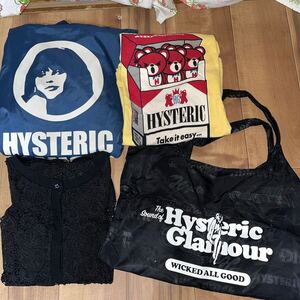 ヒステリックグラマー★hysteric glamour★メンズ1点レディース2点エコバッグ1点まとめて4点セット