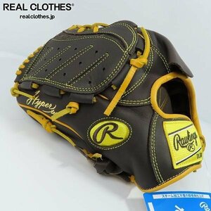 【未使用】Rawlings/ローリングス HYPER TECH COLOR SYNC 軟式 投手用 野球グローブ GR4FHTCA15W /080