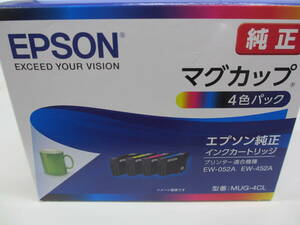 家電祭 未使用 未開封品 エプソン 純正 インクカートリッジ MUG-4CL マグカップ EPSON