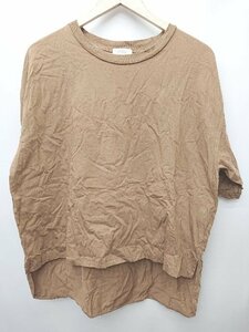 ◇ BEAUTY&YOUTH UNITED ARROWS シンプル 半袖 Tシャツ カットソー 表記なし ブラウン レディース P