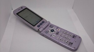 M060 docomo FOMA らくらくホン F-10A FUJITSU 富士通/ガラケー/ケータイ 簡易動作確認＆簡易清掃＆初期化OK 判定○ 現状品 送料無料　