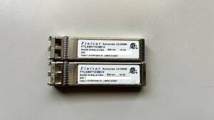 2個セット SFP+ FTLX8571D3BCV FINISAR 850nm 10GBASE-SR 10Gbps MMF