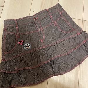 美品☆メゾピアノ☆デニムスカート ☆140☆Ｓ