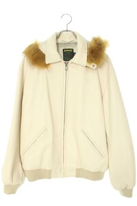 シュプリーム ショット 24SS Hooded Leather Bomber サイズ:M フードボンバージャケットレザージャケット 中古 HJ12