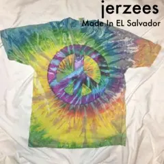 jerzees Tシャツ　エルサルバドル製　ビンテージ　ピースマーク