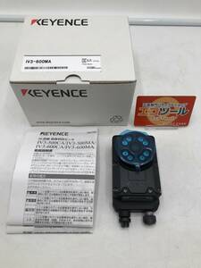 【未使用】KEYENCE/キーエンス AI搭載 画像センサ アンプ内蔵モデル センサ 広視野タイプ 白黒AF仕様 IV3-600MA [ITCN6V9SCQF5]