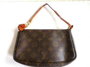 ●【ト足】ルイヴィトン モノグラム ミニ・ポシェット アクセソワール LOUIS VUITTON ミニ・アクセサリーポーチ M58009 CE827ZZG95