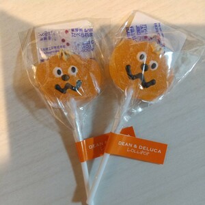 【DEAN&DELUCA*ディーン&デルーカ】ロリポップゼリー かぼちゃ 2本