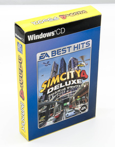 EA SIMCITY4 DELUXE シムシティ4 デラックス Windows7/Vista/XP 中古 シリアル付き