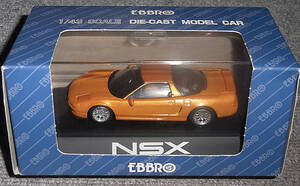 1/43 ホンダ NSX タイプS HONDA オレンジメタ TYPE-S 23 43014 EBBRO エブロ