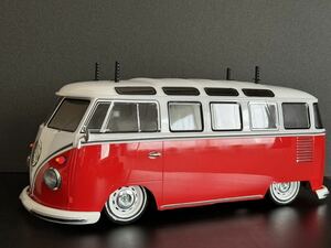 タミヤ　フォルクスワーゲン　タイプ2 ラジコン　23ウィンドウ　空冷VW RCカー　スプリットウィンドウ　Volkswagen ワーゲンバス