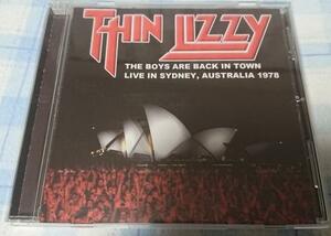 THIN LIZZY 「THE BOYS ARE BACK IN TOWN -LIVE IN SYDNEY, AUSTRALIA 1978」　オリジナル盤