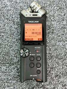 ⑦ TASCAM タスカム リニアPCMレコーダー DR-22WL Wi-Fi接続対応 音楽録音 ボイスレコーダー ICレコーダー 録音・再生確認 A01