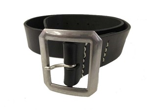 ウエアハウス WAREHOUSE Lot 6039 GARRISON BELT ギャリソン ベルト 30 ブラック レザー 本革 メンズ