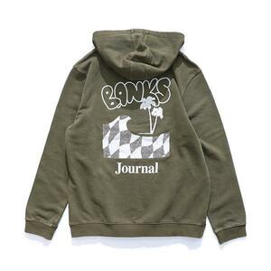 バンクス【BANKS】CALYPSO PARKA FLEECE メンズ 長袖 パーカー フーディー　パーカー　サーフボード　タイラーウォーレン　バンクス　