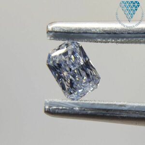 0.34 ct Fancy Light Blue Radiant SI1 GIA ダイヤモンド ルース 360 商品 動画 DIAMOND EXCHANGE FEDERATION