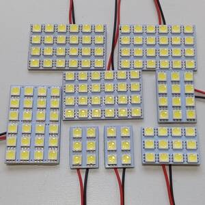 200系 ハイエース 5型 グランドキャビン 超爆光! T10 LED ルームランプ 8個セット ホワイト トヨタ /s24/s12/s6