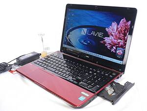  極超美品 NEC 日本電気 Lavie S LS150/RSR 新品SSD120GB/MEM8GB/15.6HD/Celeron-1.90GHz/Win11Pro/Office2021Pro/Sマルチ 即使可ルミナスR