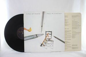 Paul McCartney パイプスオブピース PIPES OF PEACE Stereo UKオリジナル オリジナルインナースリーブ付