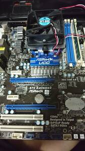 ASROCK 870 Extreme3マザーボード＆AMD Phenom II X4 955 3.20 GHz クアッドコアプロセッサー