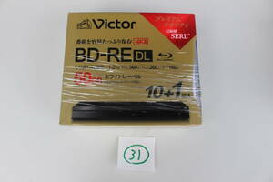 31 ビクター 録画用BD-RE DL Victor VBE260NP11J7 [11枚 /50GB /インクジェットプリンター対応] 未使用 動作未確認品 